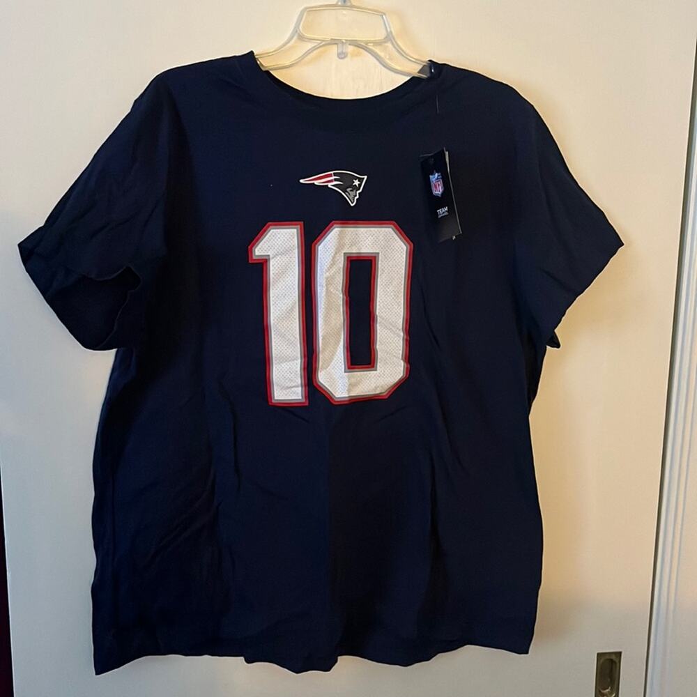 Nike NFL Patriots Jones #10 Tee Blue XXL